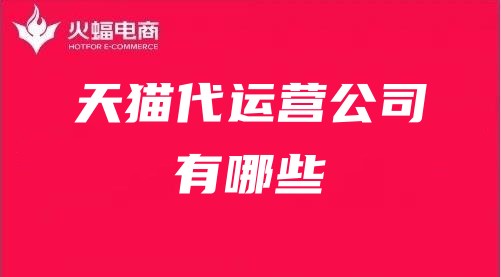 天貓代運(yùn)營(yíng)公司有哪些